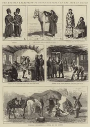 The Russian Expedition to Khiva, Sketches on the Line of March